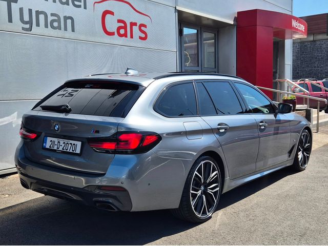 Image for 2021 BMW 5 Series 520d M Sport Pro Touring Shadow Edition (190bhp) Panoramic Sunroof + Cognac Leather + Genuine M Sport 20'' Alloys