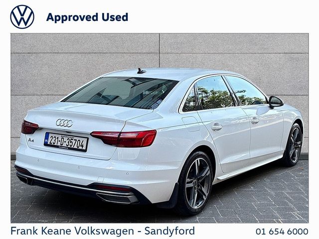Image for 2023 Audi A4 SE S-tronic 30 TDI 136HP AUTO @Frank Keane Volkswagen South Dublin