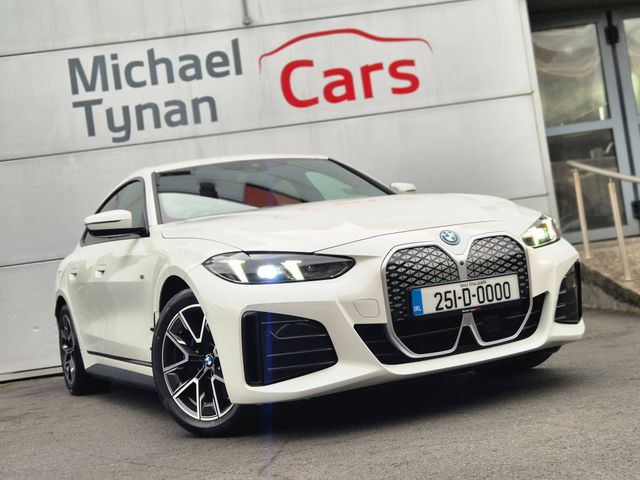 Image for 2025 BMW i4 M Sport eDrive 35 (335bhp) 18" Alloys, Grey M Sports Seats, CarPlay, 360 Camera, Privacy Glass - First Reg in December 2025 - Trade in Price €43, 888