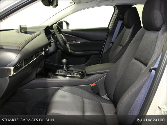 Image for 2022 Mazda CX-30 M Hybrid (122PS) HOMURA 2.0 PETROL* KEYLESS, HEADS UP, NAV, TRAFFIC SIGN RECOGNITION, REAR CAMERA, ADAP CRUISE, LANE DEPARTURE, HEATED SEATS, DUAL CLIMATE, BLIND SPOT DETECTION, PRIVACY