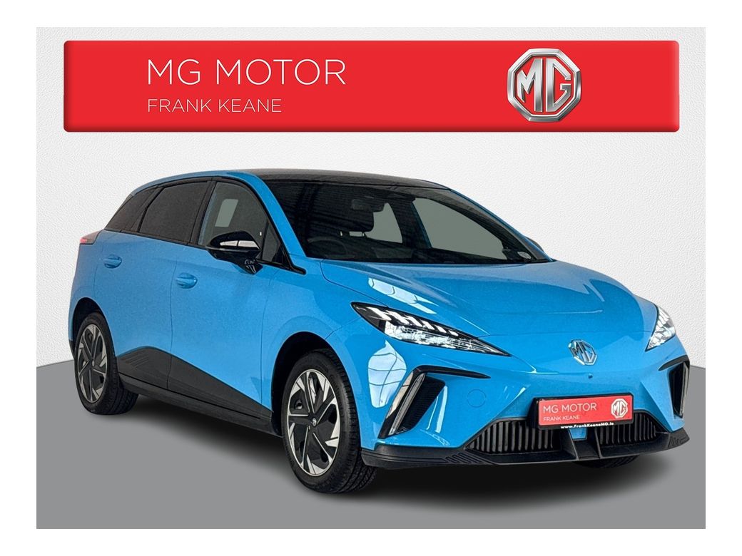 Image for 2025 MG MG4 ELECTRIC LR - EXCLUSIVE- 64KWH LR**DIGITAL DASH**MULTIFUNCTIONAL STEERING WHEEL**APPLE CARPLAY ANDROID AUTO**REVERSE CAMERA**KEYLESS START**HEATED HALF LEATHER INTERIOR**FINANCE ARRANGED**