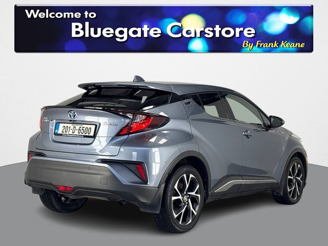 Image for 2020 Toyota C-HR 1.8 HYBRID SPORT **CREAM AND BLACK LEATHER INTERIOR**FRONT HEATED SEATS**DUAL CLIMATE CONTROL**BLUETOOTH AUDIO**REVERSE CAMERA**ELECTRIC HANDBRAKE**TOUCHSCREEN INFOTAINMENT SCREEN**
