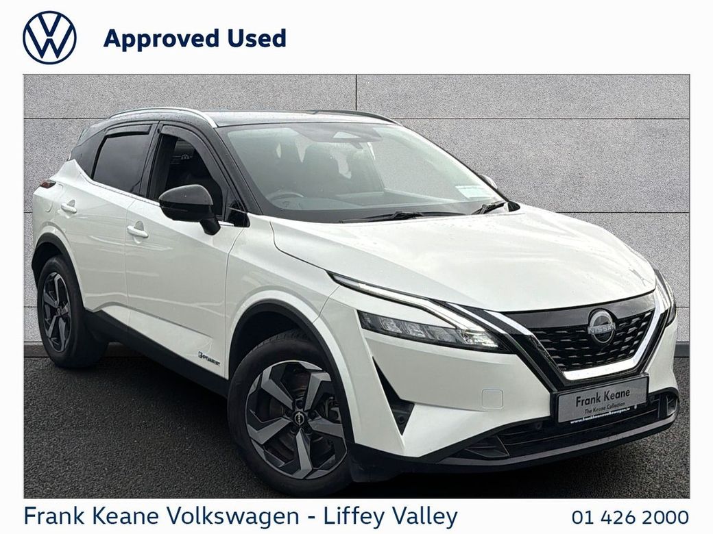 Image for 2023 Nissan Qashqai SV PREMIUM AUTO E-POWER *DUE SOON* *WHITE* *PANORAMIC GLASS ROOF* *DIAMOND CUT ALLOYS* *REAR VIEW CAMERA* *PCP FINANCE AVAILABLE*