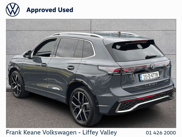 Image for 2025 Volkswagen Tiguan R-LINE AUTO 1.5 PHEV DSG 204HP *GREY METALLIC * *ELECTRIC TAILGATE* *PLUG IN HYBRID* *REAR VIEW CAMERA* *CARPLAY & ANDROID AUTO* *BATTERY CERTIFIED* *PCP FINANCE AVAILABLE FROM €487PM*