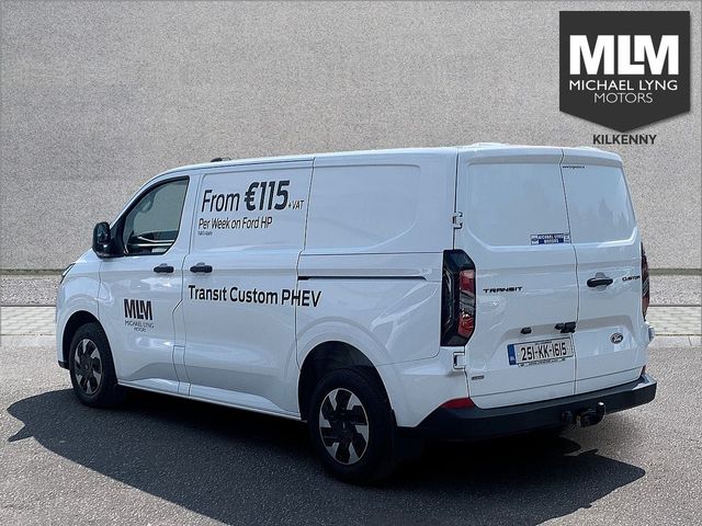 Image for 2025 Ford Transit Custom 320 PHEV SWB (V), Price Ex VAT, *Spare wheel, fixed towbar, Load area protection Kit, Seat Pack k4a*