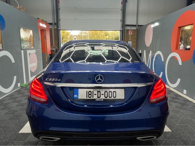 Image for 2018 Mercedes-Benz C Class €23950! 2018 MERCEDES C CLASS C220D AUTOMATIC AMG-LINE / REVERSE CAMERA / HEATED LEATHER INTERIOR