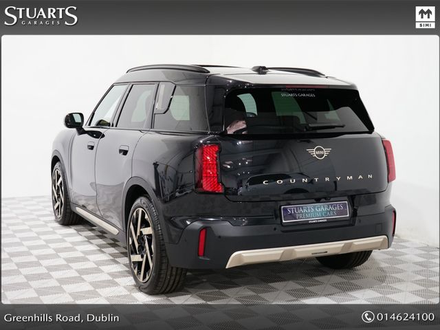 Image for 2024 Mini Countryman ELECTRIC COUNTRYMAN LEVEL 2 EXCLUSIVE *SUNROOF* 20” DIAMOND CUT ALLOYS, MIDNIGHT BLACL WITH VESCIN VINTAGE BROWN LEATHER, COMFORT ACCESS