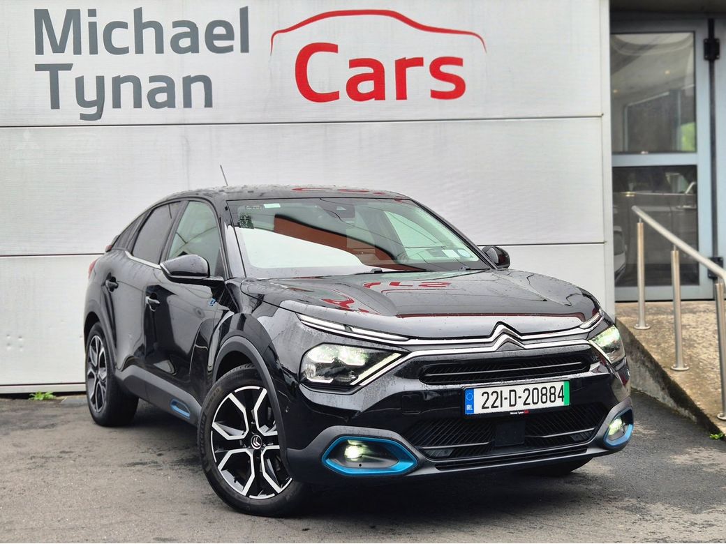Image for 2022 Citroen e-C4 Flair 50kwh, 18" Alloys, Privacy Glass, 1/2 Leather, Camera, CarPlay, Heated Steering Wheel - First registered in April 2022 - Trade in Price €18, 555