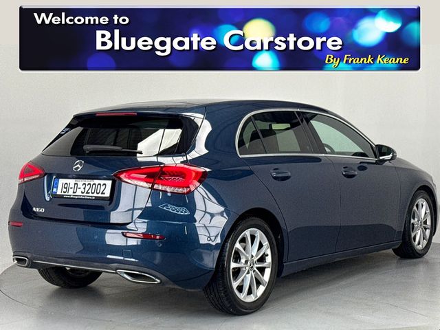 Image for 2019 Mercedes-Benz A Class 160 5DR**MULTIFUNCTIONAL STEERING WHEEL**TOUCH SCREEN MEDIA DISPLAY**REVERSE CAMERA**PARKING SENSORS**BLUETOOTH**DYNAMIC DRIVE MODES**FRONT HEATED SEATS**CREAM LEATHER INTERIOR**DUAL CLIMATE CONTROL**