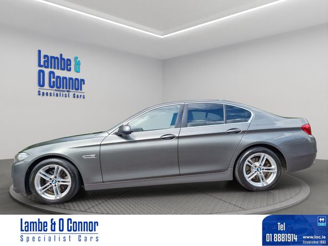 Image for 2014 BMW 5 Series 520D SE AUTO * GREY MET / BLACK LEATHER * SAT NAV * SERVICE HISTORY * BEST VALUE * 