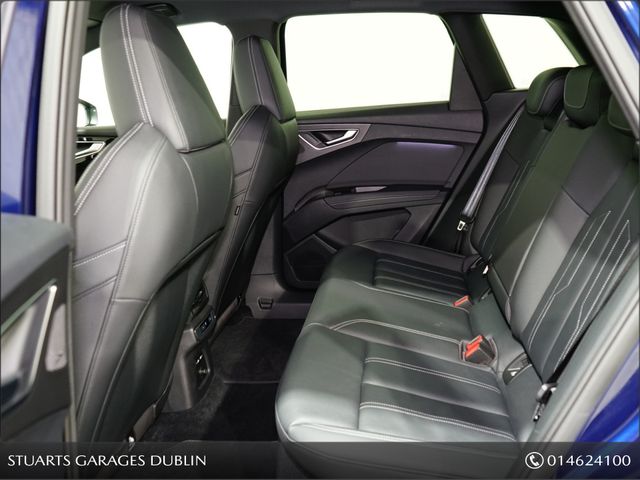 Image for 2024 Audi Q4 e-tron Q4 E-TRON 45 EDITION 1 S/LINE TECH PACK: NAVARRA BLUE METALLIC WITH FULL BLACK LEATHER, 20” ALLOYS, POWER CLOSING BOOT, HEADS UP DISPLAY