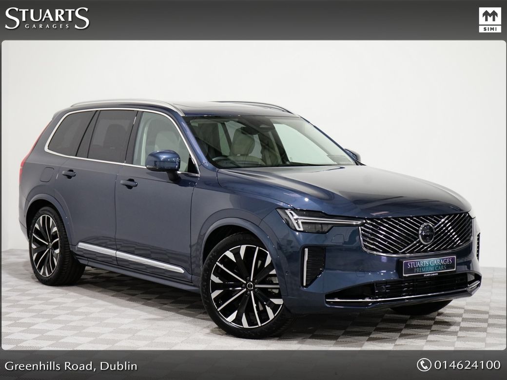 Image for 2025 Volvo XC90 *NEW MODEL* ULTRA BRIGHT PHEV XC90 T8 7 SEATS, DENIM BLUE METALLIC WITH BLONDE LEATHER, 21” DIAMOND CUT ALLOYS, AIR SUSPENSION, BOWERS AND WILKINS 