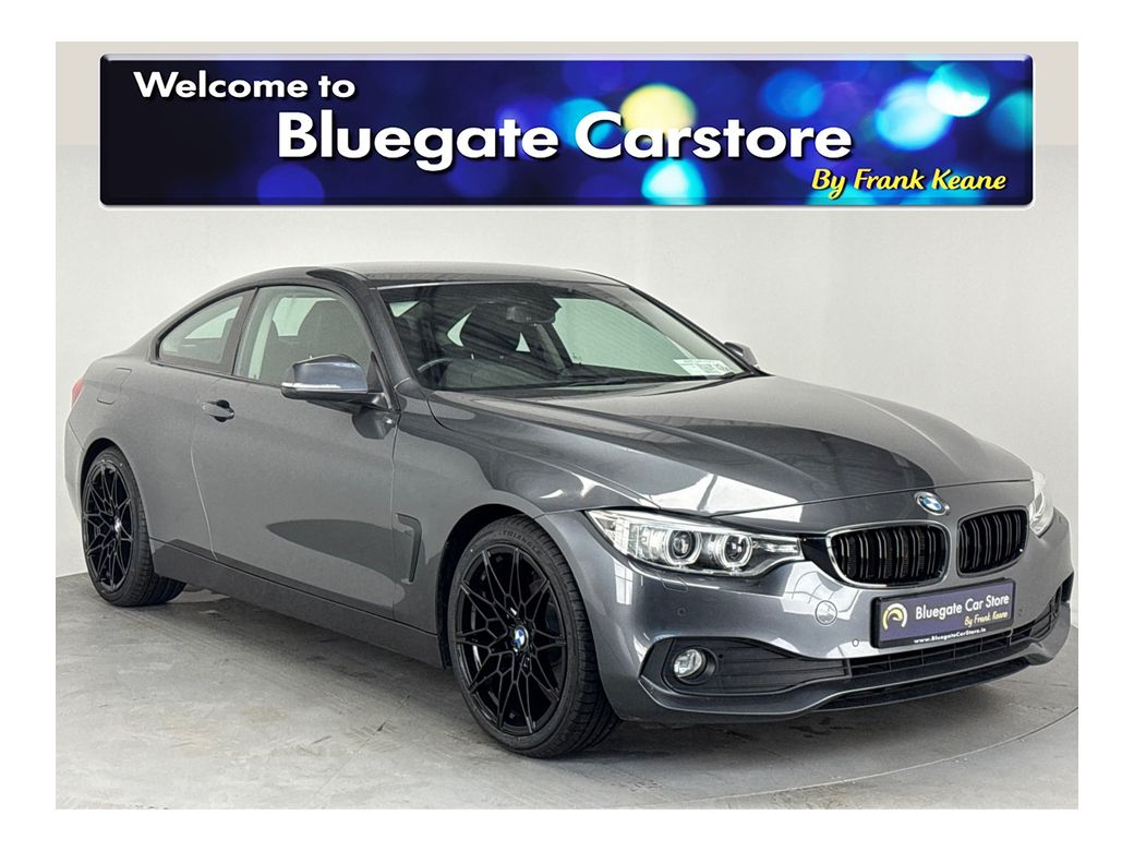 Image for 2017 BMW 4 Series 420I**NEW 19" ALLOYS **Parking Sensors**Sat Navigation**Black Leather Interior**Heated Seats**Foldable Mirrors**Air Conditioning**Multifunctional Steering Wheel**Isofix**Finance Available**