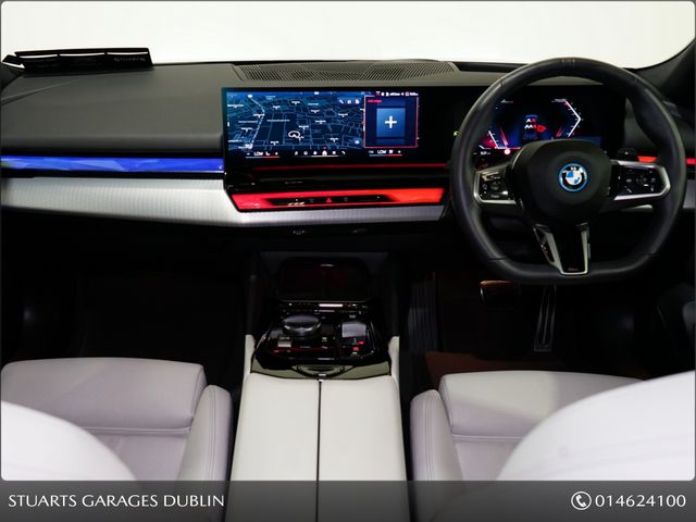 Image for 2026 BMW 5 Series *3 X PACKS AND PANORAMIC ROOF* PRO PACK, TECH PACK AND COMFORT PACK CARBON BLACK METALLIC, SMOKED WHITE VEGANZA INTERIOR