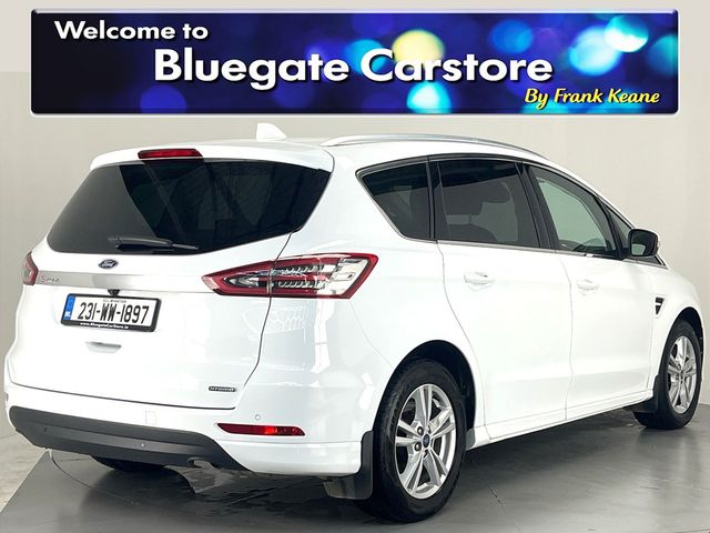 Image for 2023 Ford S-Max TITANIUM 5DR 2.5FHEV 7 SEATER**MULTIFUNCTIONAL STEERING WHEEL**TOUCH SCREEN MEDIA DISPLAY**BLUETOOTH**REVERSE CAMERA**BLACK CLOTH INTERIOR**NAVIGATION**KEYLESS START**