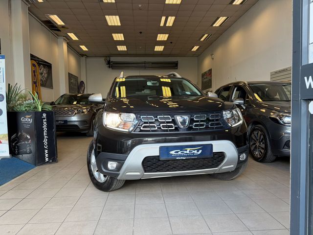 Image for 2019 Dacia Duster Comfort SCE 115 MY18 4DR. Irish Owned Car With NCT & Tax, Parking Sensor, Handsfree, 2 Keys, Air Conditioning, Irish Radio, Service History, Folding Rear Seats, Alloy Wheels, and more.