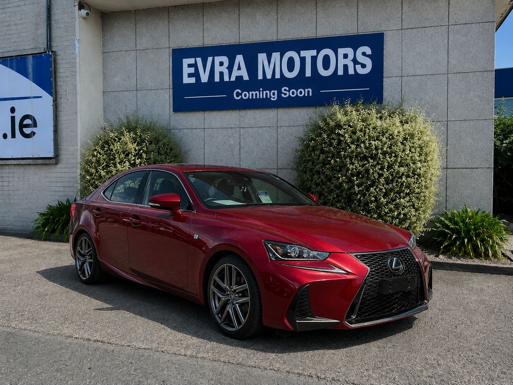 Image for 2017 Lexus IS 300h F SPORT AUTOMATIC HYBRID 2.5 PETROL //LOW MILES//HALF RED LEATHER HEATED ELECTRIC SEATS//REVERSE CAMERA//ADAPTIVE CRUISE CONTROL//KEYLESS ENTRY//