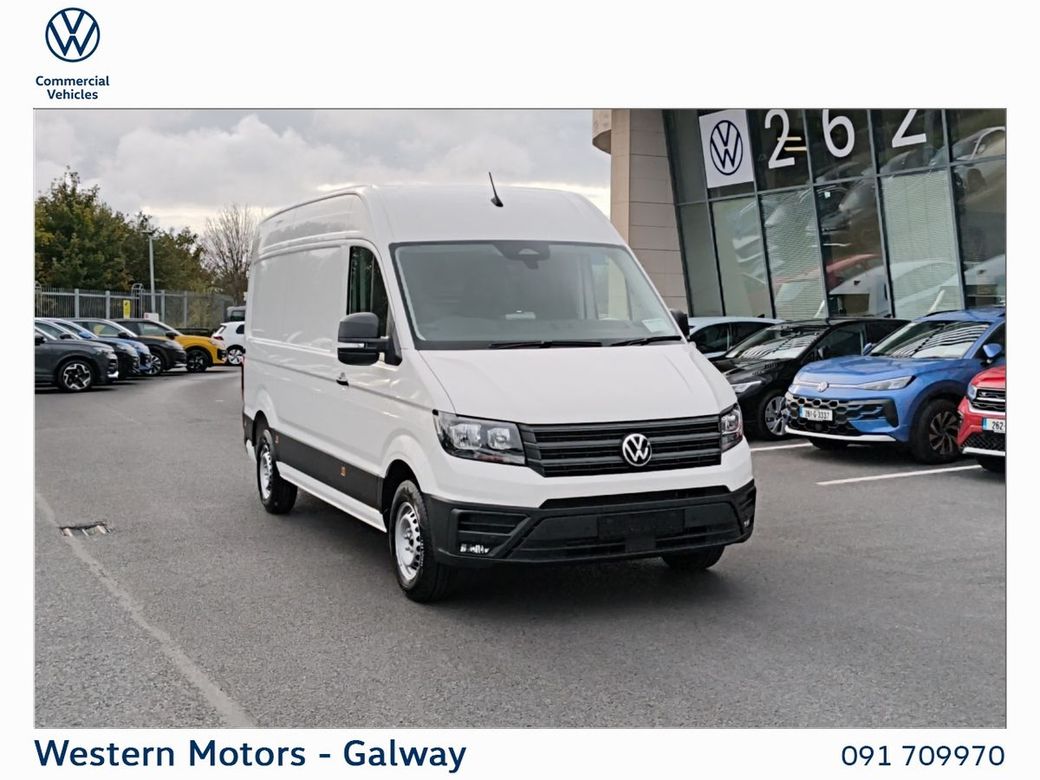 Image for 2026 Volkswagen Crafter T/L MWB H/Roof. 140HP, Rear Camera, Towbar, Rear Step plus more