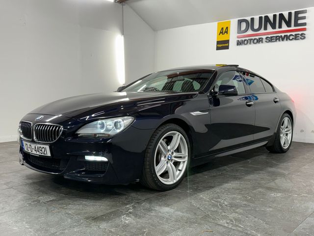 Image for 2012 BMW 6 Series **640D**M-SPORT**GRAN COUPE**5SEATS**PAN ROOF**270 CAMERA**19"ALLOYS**LEATHER DASH**FULLY ELECTRIC MEMORY SEATS**HEATED SEATS**SAT NAV**2 KEYS**XENON HEADLAMPS**MULTIFUNCTION STEERING WHEEL**