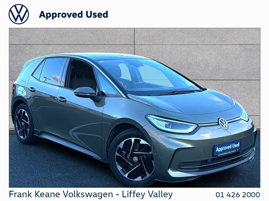 Image for 2024 Volkswagen ID.3 58KWH PRO PLUS *DARK OLIVINE GREEN* *IQ LIGHTS* *CAMERA* *PRIVACY GLASS* *HEATED SEATS* *18" ALLOY WHEELS* *BATTERY CERTIFIED* *PCP FINANCE AVAILABLE*