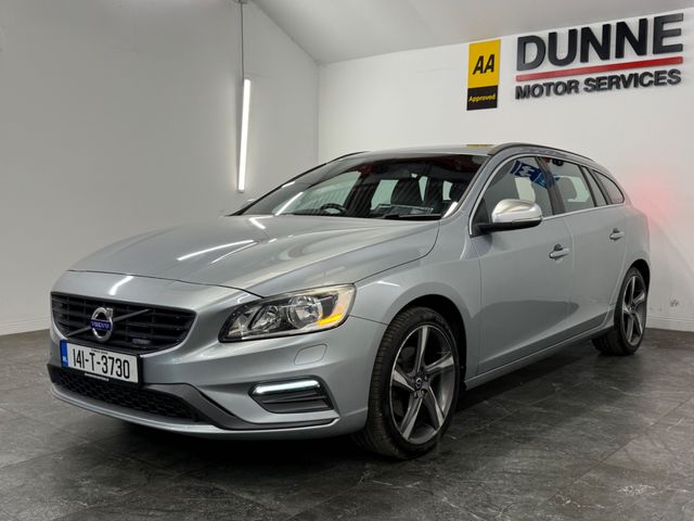 Image for 2014 Volvo V60 **D3 **R-DESIGN **MULTI FUNCTION STEERING WHEEL **DIGITAL DASH **BLUETOOTH RADIO **CRUISE CONTROL **DUAL DIGITAL CLIMATE CONTROL **PUSH BUTTTON START **AUTO START STOP **ELECTRIC HANDBRAKE **AUTO LIG