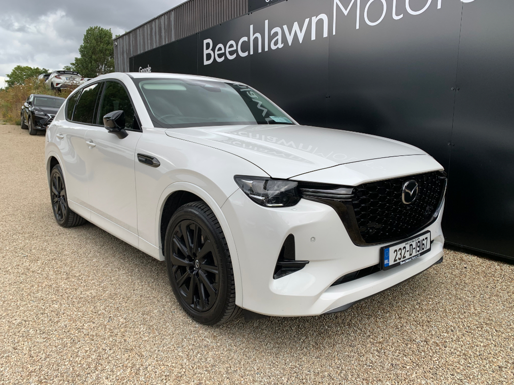 Image for 2023 Mazda CX-60 SUV HYBRID 2.5 PETROL PHEV HOMURA AUTO 5DR // ONE OWNER // FULL SERVICE HISTORY // STUNNING CONDITION // LEATHER SEATS, HEATED/VENTILATED SEATS AND REVERSE CAMERA // 