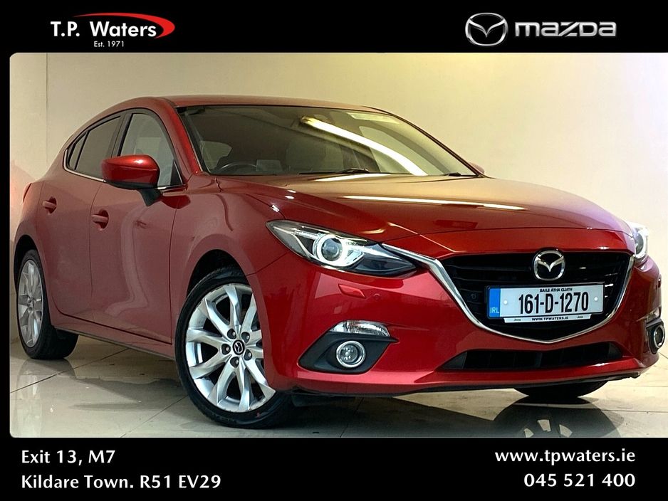 Image for 2016 Mazda Mazda3 1.5 D - GT - STONE LEATHER INTERIOR - BOSE SOUND SYSTEM - REVERSING CAMERA - FULL MAZDA DIGITAL SERVICE HISTORY