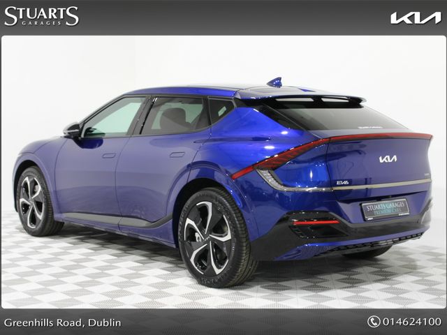 Image for 2022 Kia EV6 EV6 GT LINE: YACHT BLUE METALLIC, BLACK AND IVORY ALCANTARA INTERIOR, SUNROOF, 360 CAMERAS, WIRELESS CHARGING, HEADS UP DISPLAY