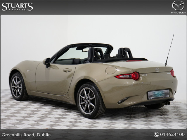Image for 2023 Mazda MX-5 1.5P (132ps) ROADSTER EXCLUSIVE-LINE*IN STOCK FOR IMMEDIETE DELIVERY. ZIRCON SAND WITH BLACK LEATHER, KEYLESS ENTRY, HEATED SEATS, BOSE SOUND SYSTEM, LED LIGHTS, WIRELESS CARPL