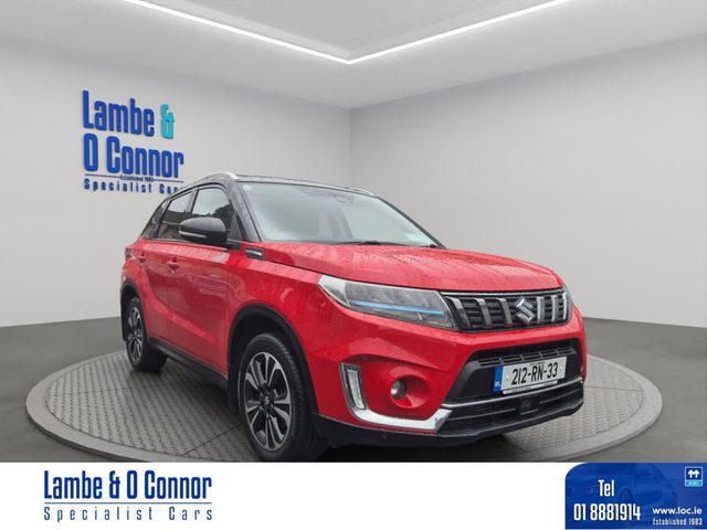 Image for 2021 Suzuki Vitara 1.4 B/JET HYBRID * ALLGRIP 4 WHEEL DRIVE * RED/ BLACK * PAN ROOF * SAT NAV * REVERSE CAMERA * FULL SERVICE HISTORY * BEST VALUE * 