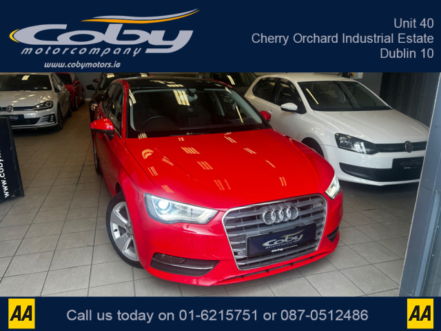 Image for 2013 Audi A3 1.4 SPORT AUTO 5dr. NEW MODEL Stunning Car with Panoramic Sunroof, New NCT done before collection, Alloy Wheels, Dual Climate Control, Reverse Camera, Sat Nav, Bluetooth, MFSW, Full Electrics.