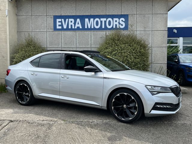 Image for 2021 Skoda Superb SPORTLINE 2.0 DIESEL MANUAL 150BHP //HIGH SPEC//LOW MILES//PANORAMIC GLASS ROOF//KEYLESS ENTRY//HALF LEATHER HEATED SEATS//