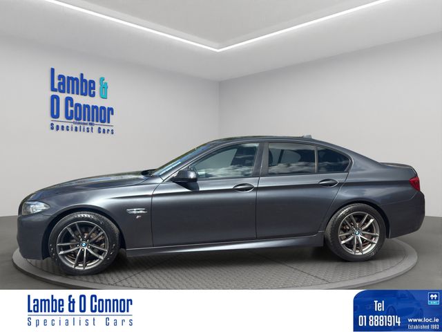 Image for 2016 BMW 5 Series 520d M SPORT AUTO * GREY MET / BLACK LEATHER * REVERSE CAMERA * SAT NAV * HEATED SEATS * 