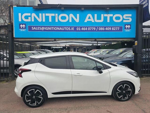 Image for 2022 Nissan Micra 1.0 N-DESIGN BLACK, AUTO GEARBOX, IRISH 1 OWNER CAR WITH 3 NISSAN SERVICES, AA APPROVED, 5 STAR REVIEWS. 
