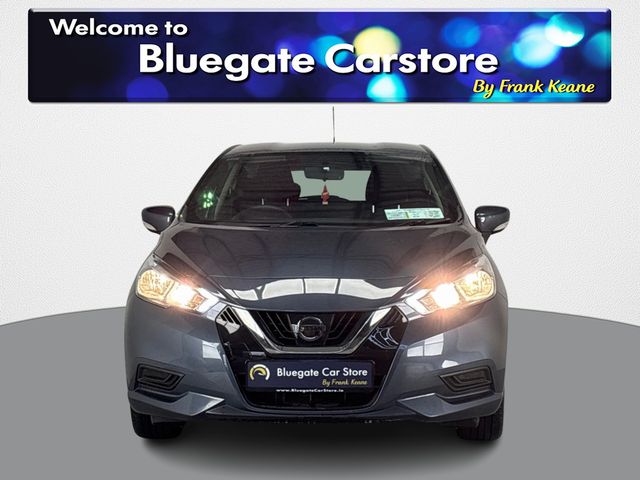 Image for 2019 Nissan Micra 1.0 SV 195 4DR **FULL BLACK CLOTH INTERIOR**APPLE CARPLAY**TOUCHSCREEN INFOTAINMENT SCREEN**ANDROID AUTO**SEMI DIGITAL DASH**SPEED LIMITER**CRUISE CONTROL**MANUAL HANDBRAKE**USB CHARGING PORT**