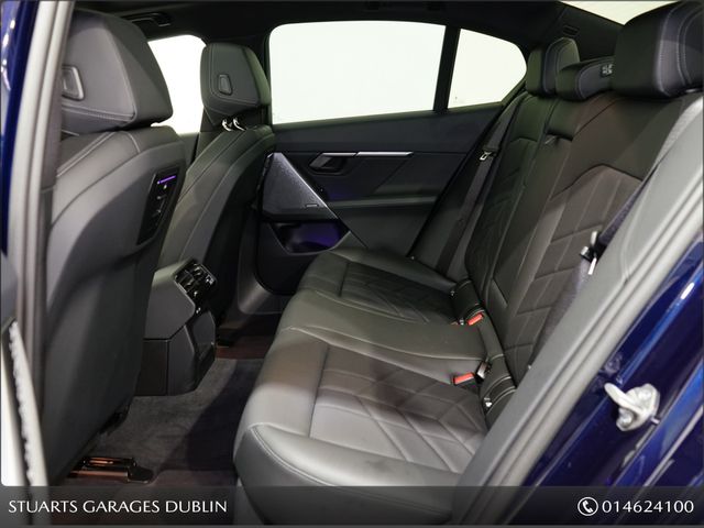 Image for 2026 BMW 5 Series 2 X PACKS AND PANORAMIC GLASS ROOF: TECH PLUS PACK, COMFORT PACK AND 20” 938 STAR ALLOYS, TANZANITE BLUE METALLIC WITH BLACK VEGANZA INTERIOR