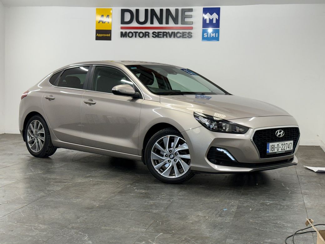 Image for 2018 Hyundai i30 **i30 FASTBACK **LANE ASSIST **CRUISE CONTROL **REVERSING CAMERA **PARKING SENSORS **AUTO START STOP **APPLE CAR PLAY / ANDROID AUTO RADIO **SAT NAV **BLUETOOTH **POWER FOLD MIRRORS **AUTO LIGHTS **