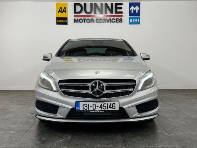 Image for 2013 Mercedes-Benz A 180 **HIGH SPEC **MULTI FUNCTION STEERING WHEEL **ADAPTIVE CRUISE CONTROL **MULTI DRIVE MODES **CARBON FIBRE TRIM **MULTI FUNCTION CENTRE CONSOLE **HALF LEATHER HALF ALCANTRA BUCKET STYLE SEATS **ECO MODE