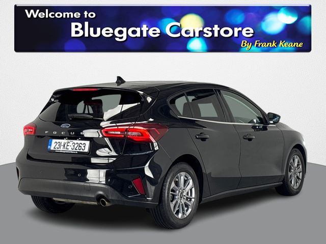 Image for 2023 Ford Focus TITANIUM 1.0T**MULTIFUNCTIONAL STEERING WHEEL**TOUCH SCREEN MEDIA DISPLAY**APPLE CARPLAY**BLACK CLOTH INTERIOR**SATNAV**KEYLESS START**BLACK CLOTH INTERIOR**FINANCE AVAILABLE**