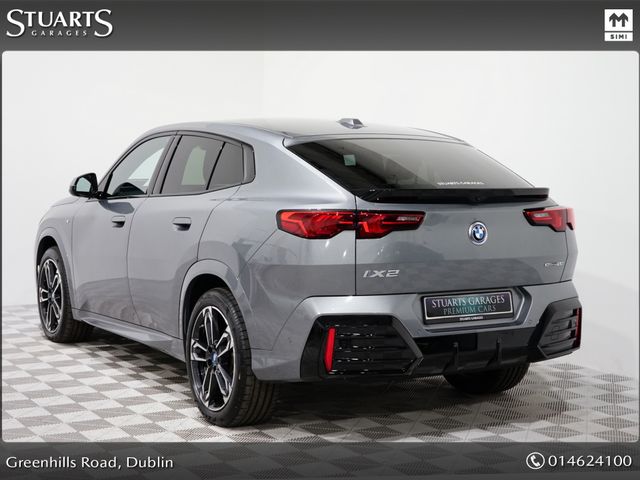 Image for 2024 BMW iX2 **TECH PACK** IX2 M-SPORT FINISHED IN SKYSCRAPER GREY METALLIC, LEATHER AND ALCANTARA INTERIOR, HEATED SEATS, FOLDING MIRRORS, 