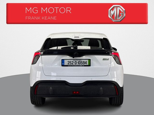 Image for 2025 MG MG4 STANDARD RANGE EXCITE 49KW**19 INCH BLACK ALLOY**FULL BLACK INTERIOR**REVERSE CAMERA**REVERSE SENSORS**APPLE CARPLAY**ANDROID AUTO**DRIVE MODES**LANE ASSIST**ELECTRONIC HANDBRAKE**DIGITAL DASH**