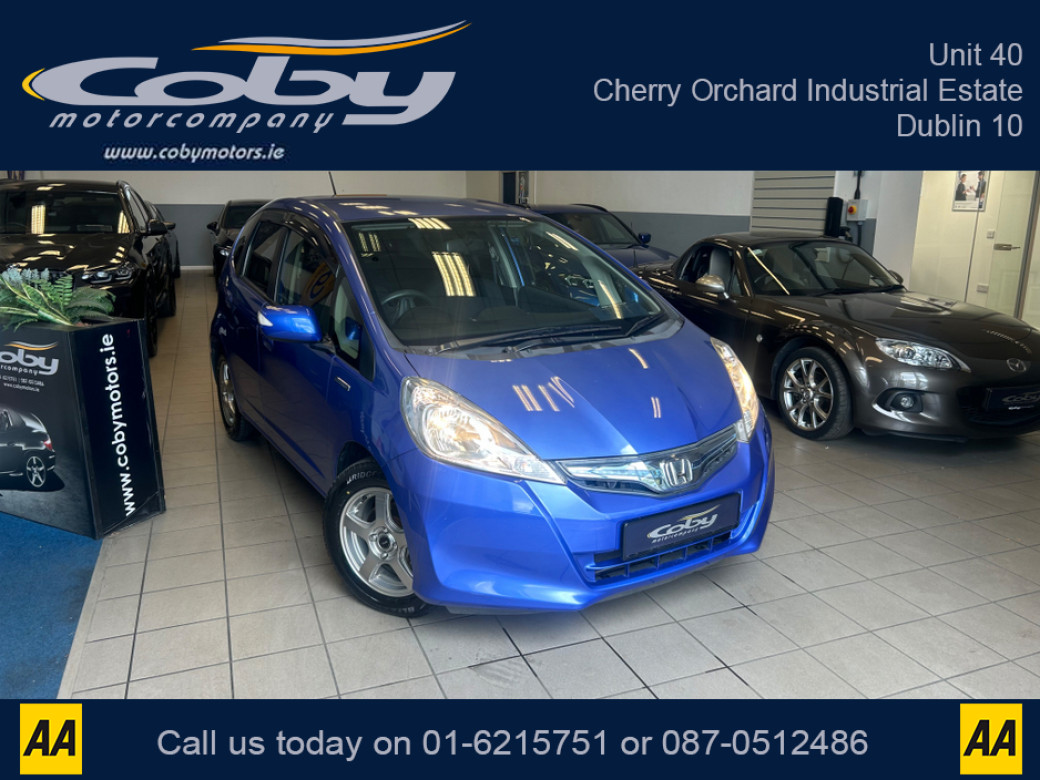 Image for 2013 Honda Fit 1.3 HYBRID 5DR AUTO 1.3. New NCT, 2 Keys, Alloy Wheels, Sat Nav, Cruise Control, Air Conditioning, Parking Sensors, Full Electrics, Bluetooth, Car Play, Folding Rear Seats, Luggage Cover and more