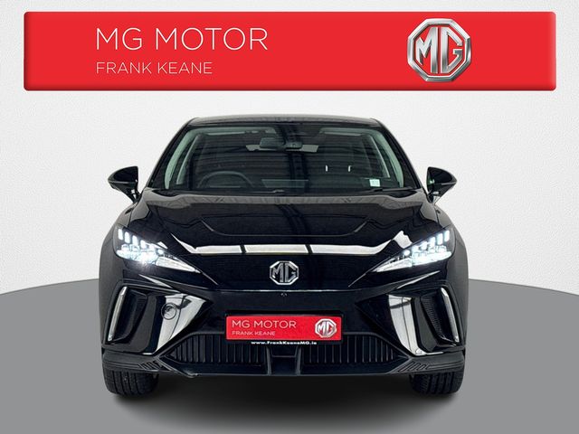 Image for 2025 MG MG4 EXCLUSIVE LR**HEATED HALF LEATHER SEATS**HEATED MULTIFUNCTION STEERING WHEEL**REVERSE CAMERA**360 DEGREE CAMERAS**PARKING SENSORS**DIGITAL DASH**APPLE CARPLAY**CRUISE CONTROL**KEYLESS START**ISOFIX**