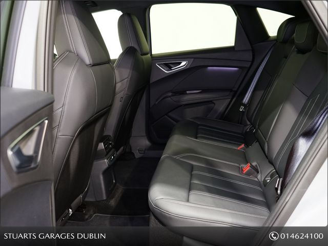 Image for 2025 Audi Q4 e-tron *S/LINE SPORTBACK 45 – BIGGER BATTERY* Q4 E-TRON SLINE SUV: TYPHOON GREY METALLIC WITH FULL BLACK LEATHER, 20” ALLOYS, HEATED SEATS, REVERSING CAMERA