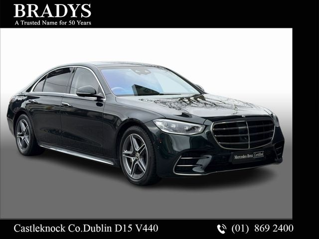 Image for 2023 Mercedes-Benz S Class S 580e LWB 4MATIC AMG--Panoramic Glass Sunroof, Burmester Sound