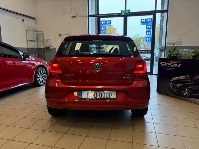 Image for 2017 Volkswagen Polo HIGHLINE 1.0 TSI AUTO 5DR. Half Leather, New NCT done before collection. Alloys, Reverse Cam, Climate Control, Parking Sensors, Cruise Control, Mirror Link, MFSW, Bluetooth, Full Electrics and more