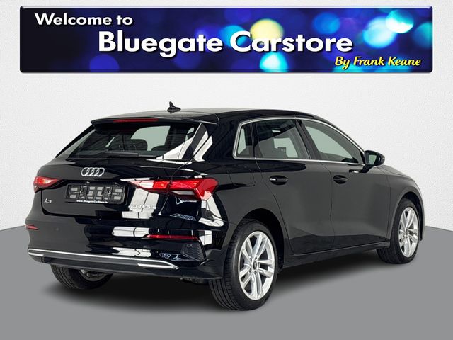 Image for 2024 Audi A3 SPORT 40 TFSI E S-A SPORTBACK **FULL BLACK CLOTH INTERIOR**APPLE CARPLAY**ANDROID AUTO**TOUCHSCREEN INFOTAINMENT SYSTEM**DRIVE MODES**FULLY DIGITAL DASH**USB CHARGING PORTS**REVERSE PARKING SENSORS**