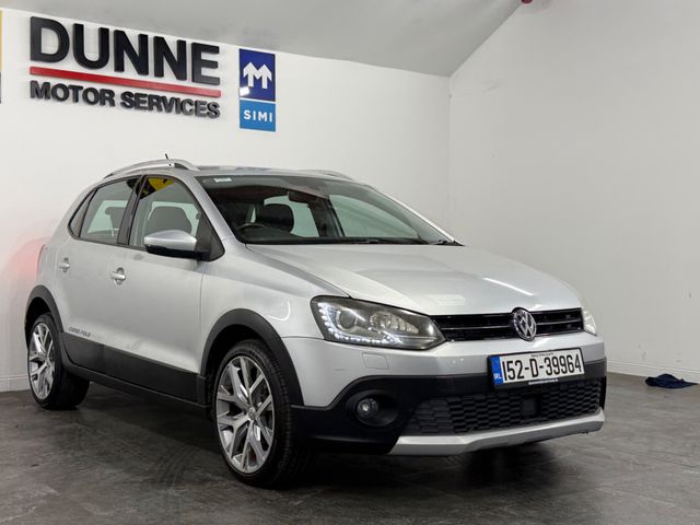 Image for 2015 Volkswagen Polo **CROSS MODEL**AUTO**17"DIAMOND CUT ALLOYS**XENON HEADLIGHTS**LED DAYTIME RUNNING LIGHTS**ADPTIVE CRUISE CONTROL**PERFORATED LEATHER MULTIFUNCTION STEERING WHEEL**PADEL SHIFT**