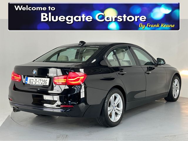 Image for 2016 BMW 3 Series 316D SPORT**Cream Leather Interior**Parking Sensors**Bluetooth Connection**Keyless Start**Sport Mode**Sat Navigation**Isofix**Multifunctional Steering Wheel**Finance Available**6 Month Warranty**