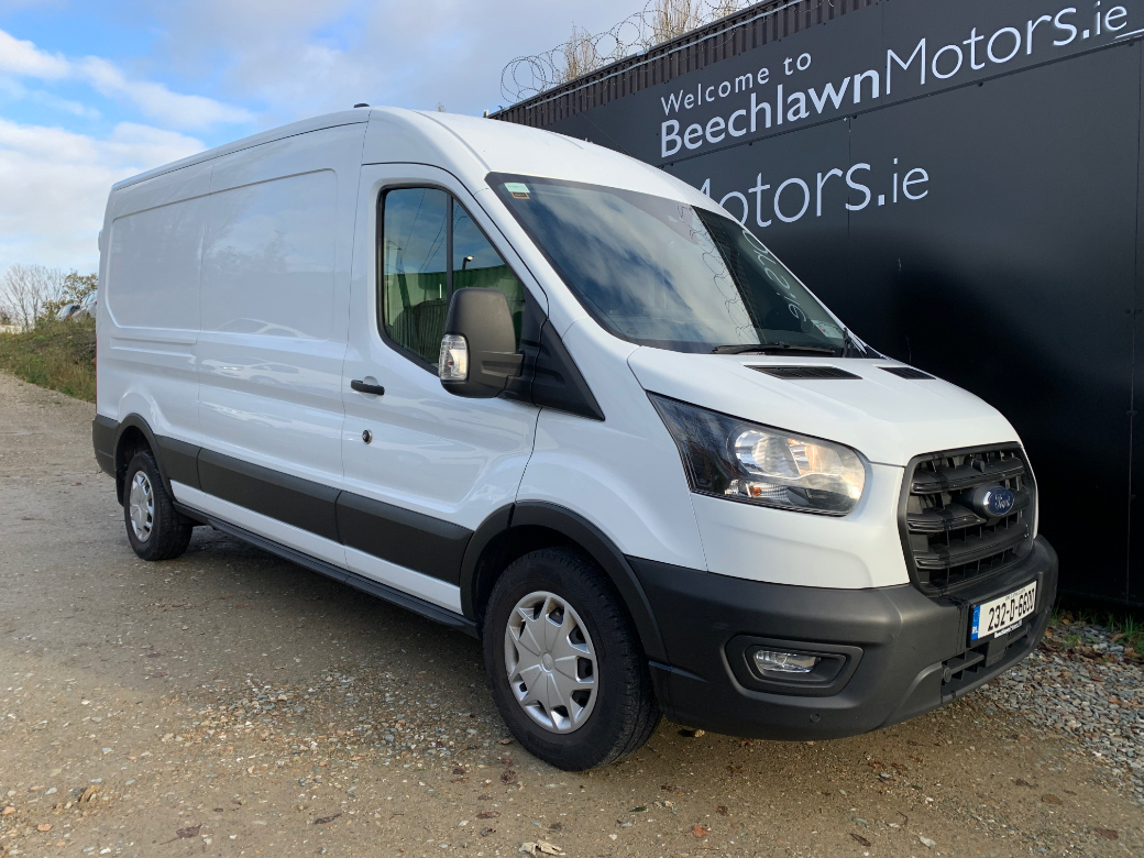 Image for 2023 Ford Transit 2.0 TDCI 130PS LWB MED ROOF FWD TREND // PRICE EXCL. VAT // ONE OWNER // 07/26 CVRT // PARKING SENSORS, CRUISE AND BLUETOOTH // 